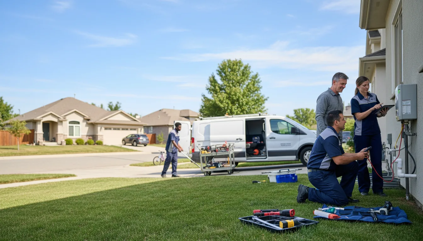 Tankless water heater service in Fort Bliss, TX